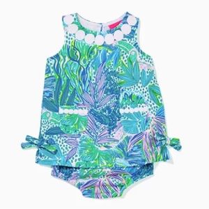Lilly Pulitzer - Baby Shift Dress - Botanical Green Holiday In The Sun